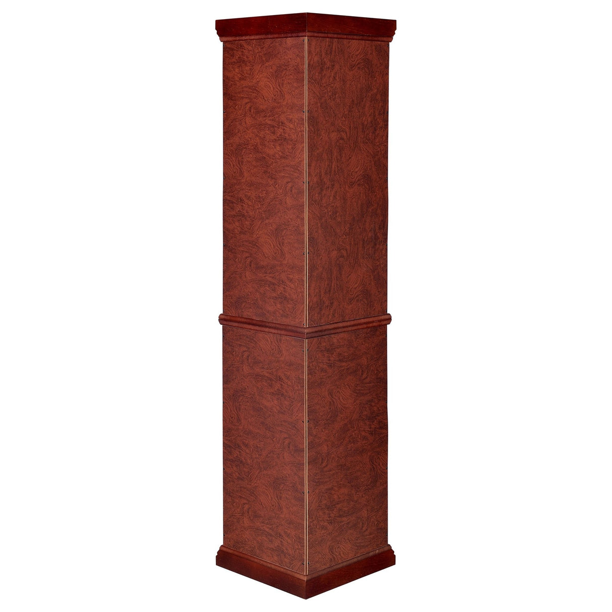 Appledale 6 - shelf Corner Curio Cabinet Medium Brown | Coaster | Home Elegance USA