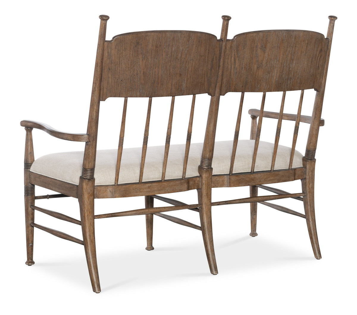 Americana Dining Bench - Light Brown / White by Hooker Furniture - View 3