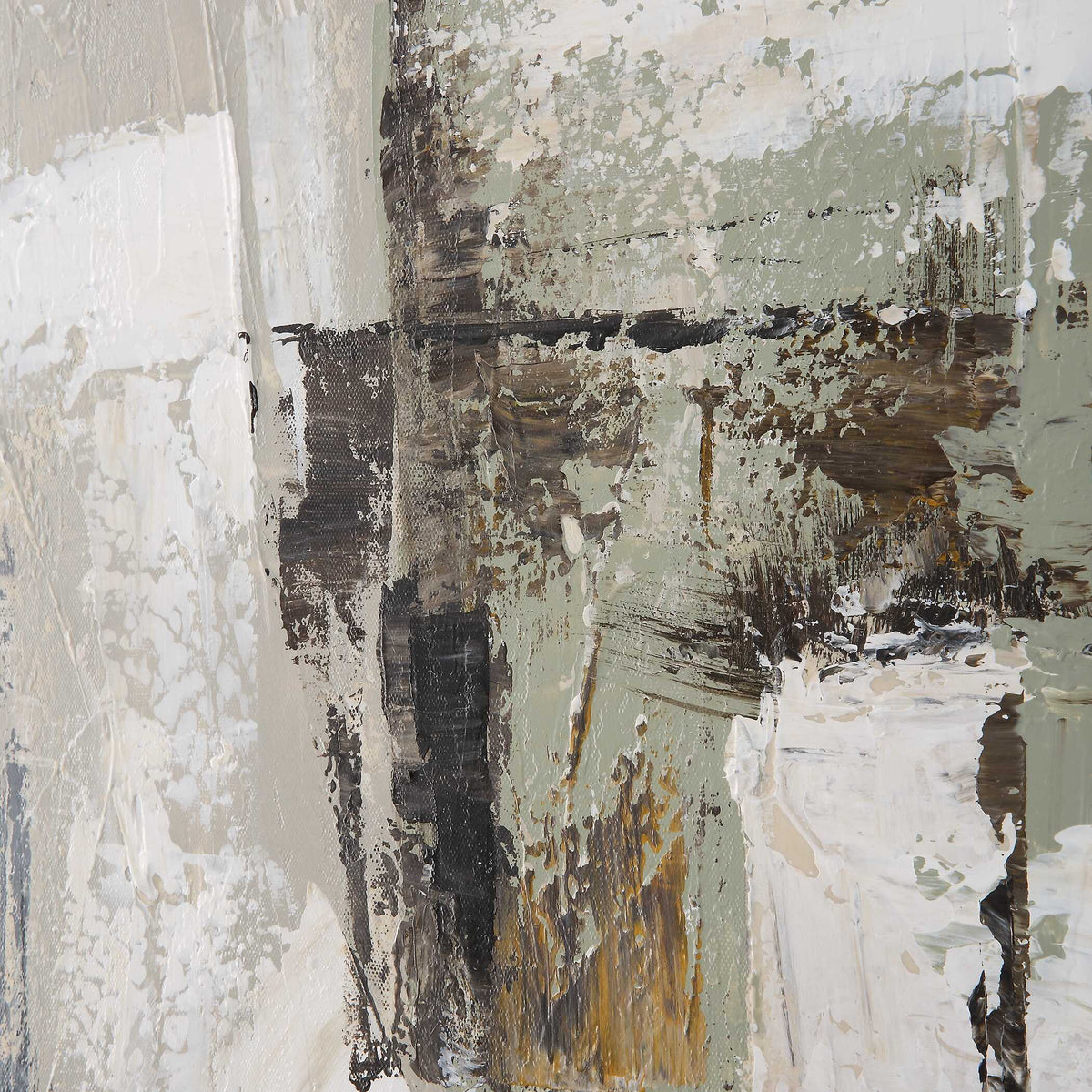 Intuition Hand Painted Abstract Art - Beige by Uttermost - View 5