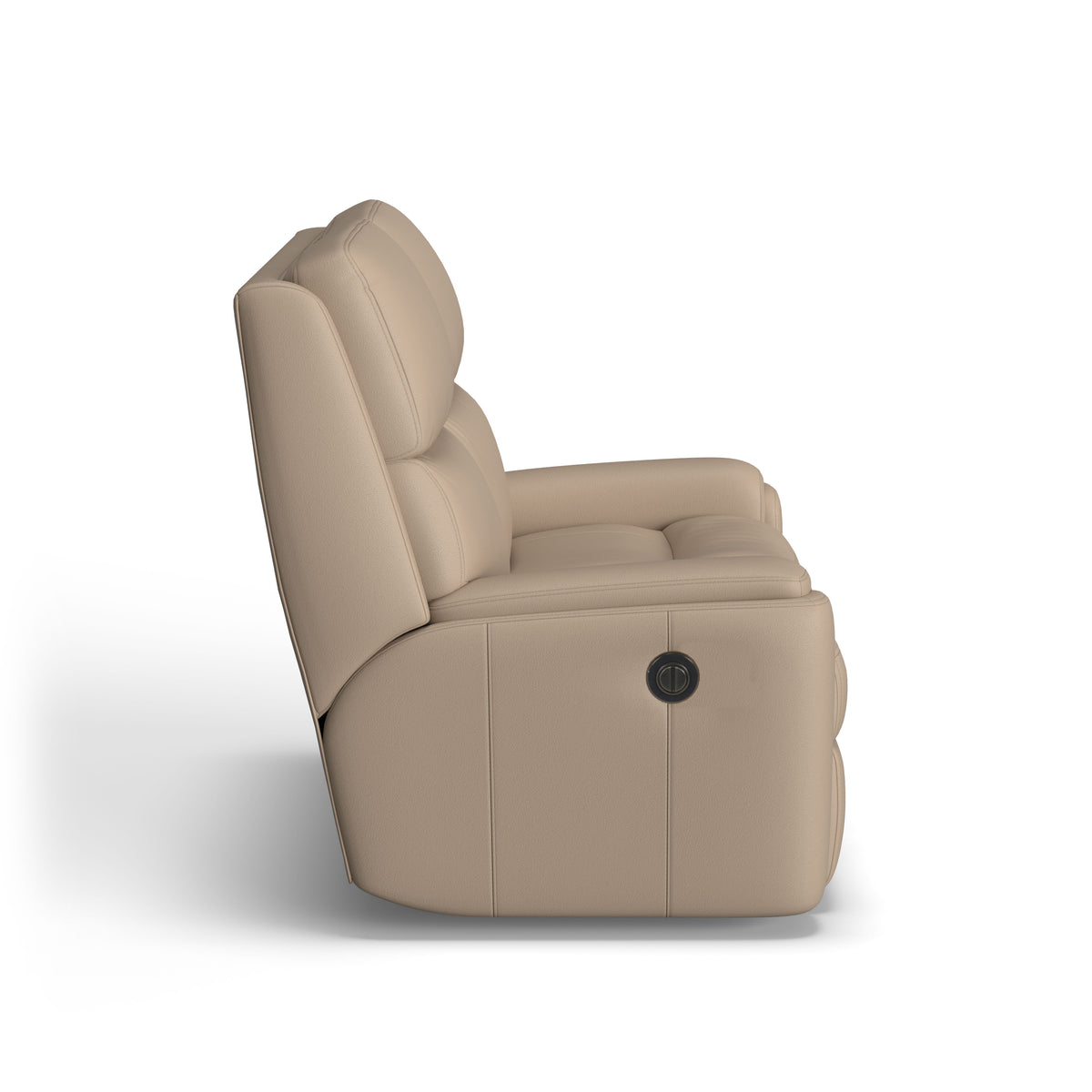 Rio Transitional Leather Power Reclining Loveseat | Flexsteel