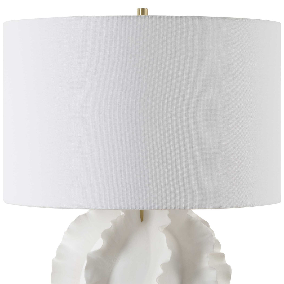 Saylor White Table Lamp by Uttermost - View 5