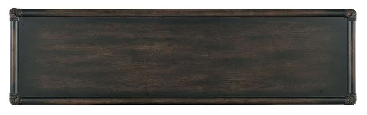 Retreat Pole Rattan Dresser - Black / Dark Brown by Hooker Furniture - View 5