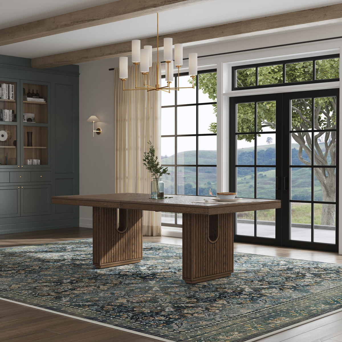 Athens Rectangular Dining Table - Chocolate Brown | Flexsteel