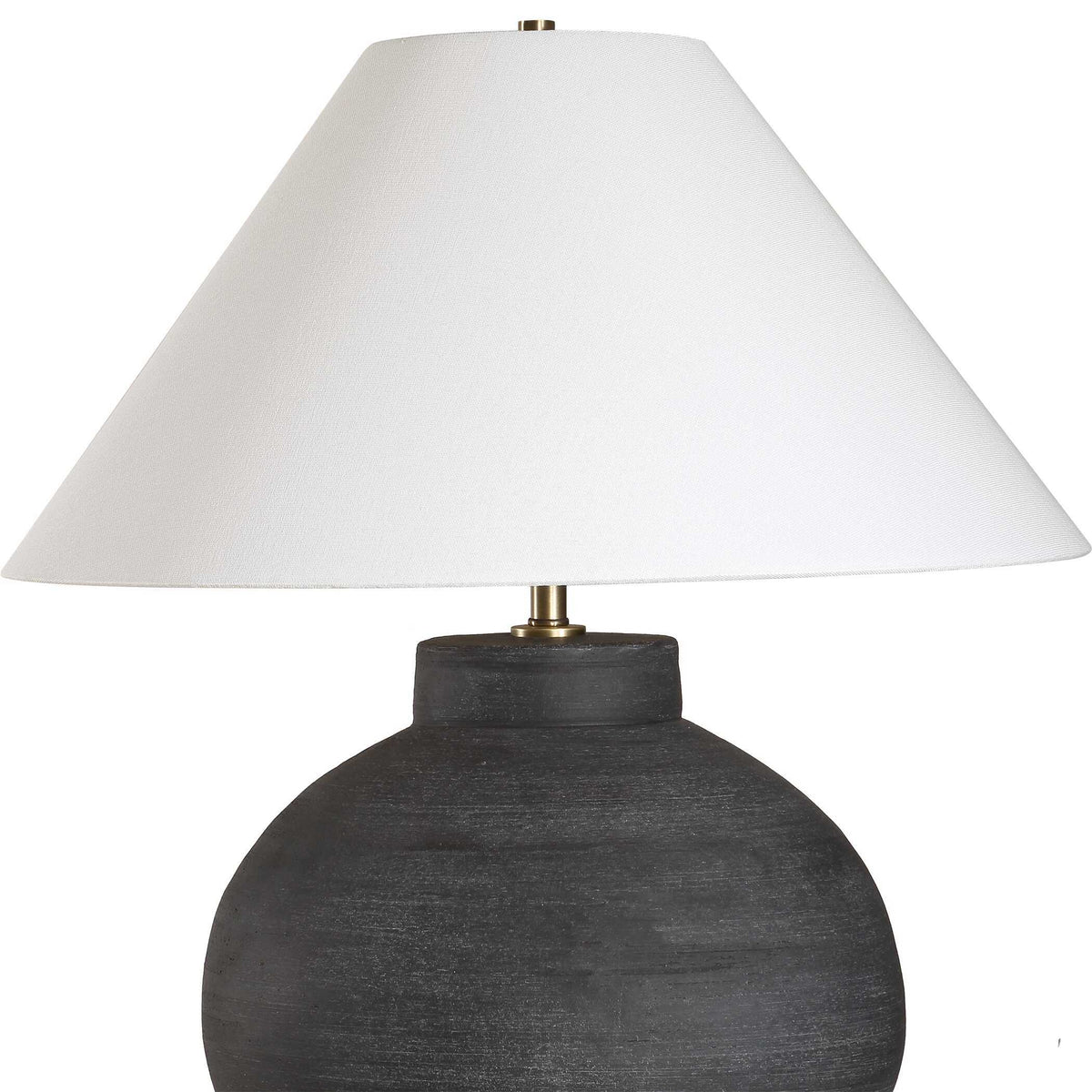 Tramore Table Lamp Rustic Charcoal - Black by Uttermost - View 5