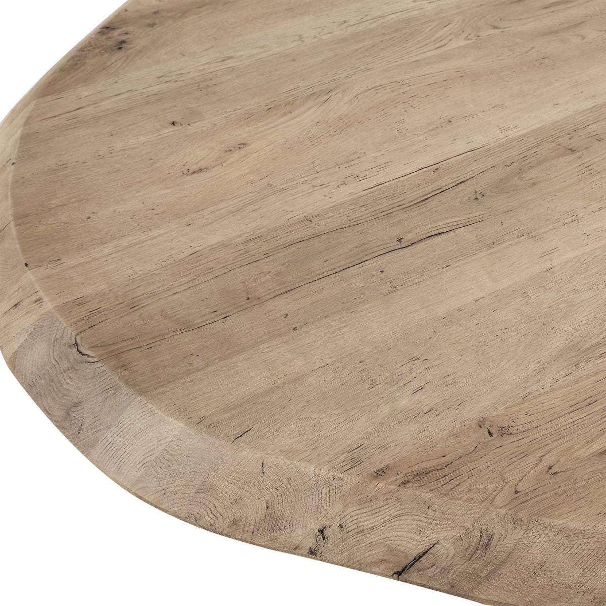 Tiernan Reclaimed Oak Round Coffee Table Woodtone - Light Brown by Uttermost - View 6
