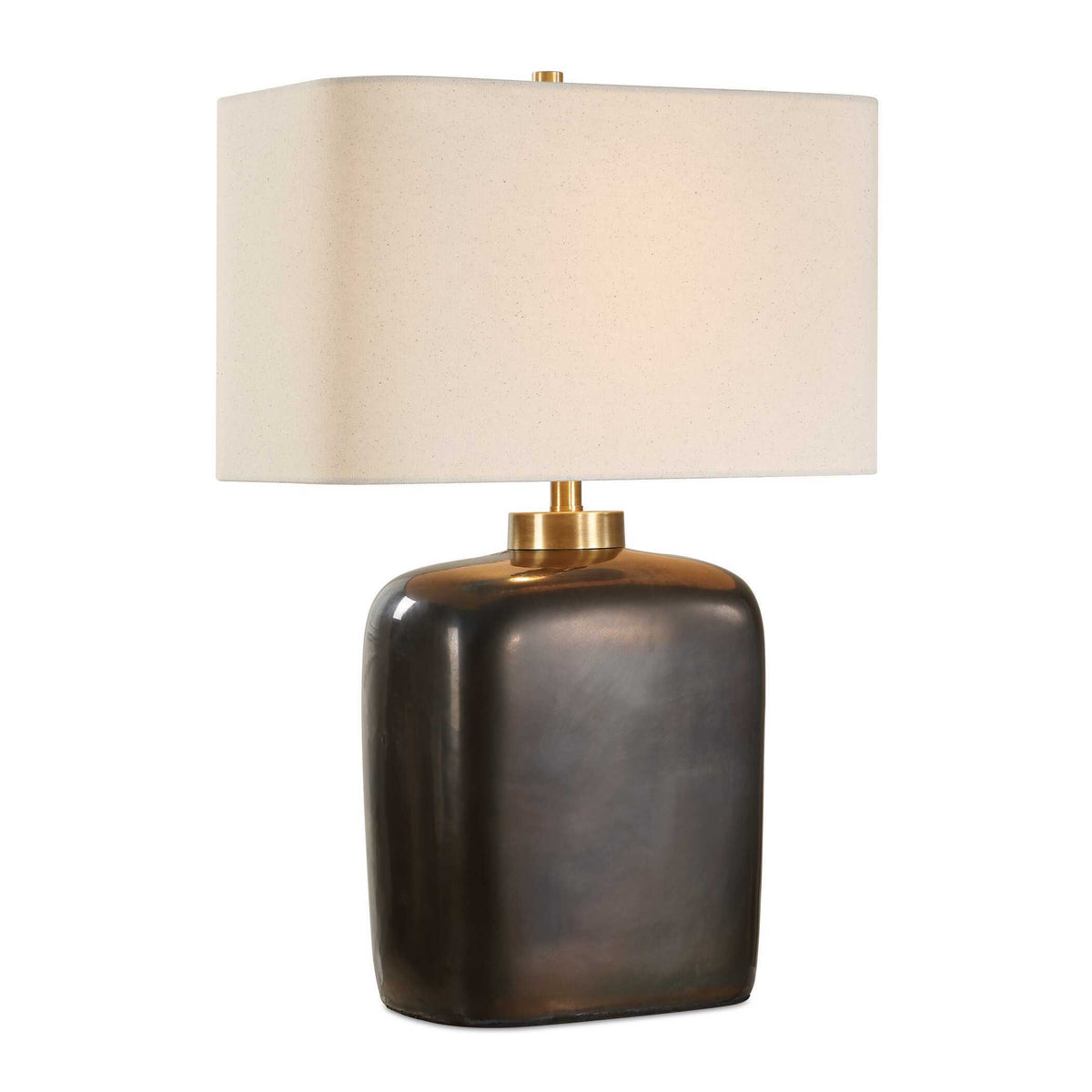 Quentin Table Lamp Dark Bronze - Bronze / White by Uttermost - View 1