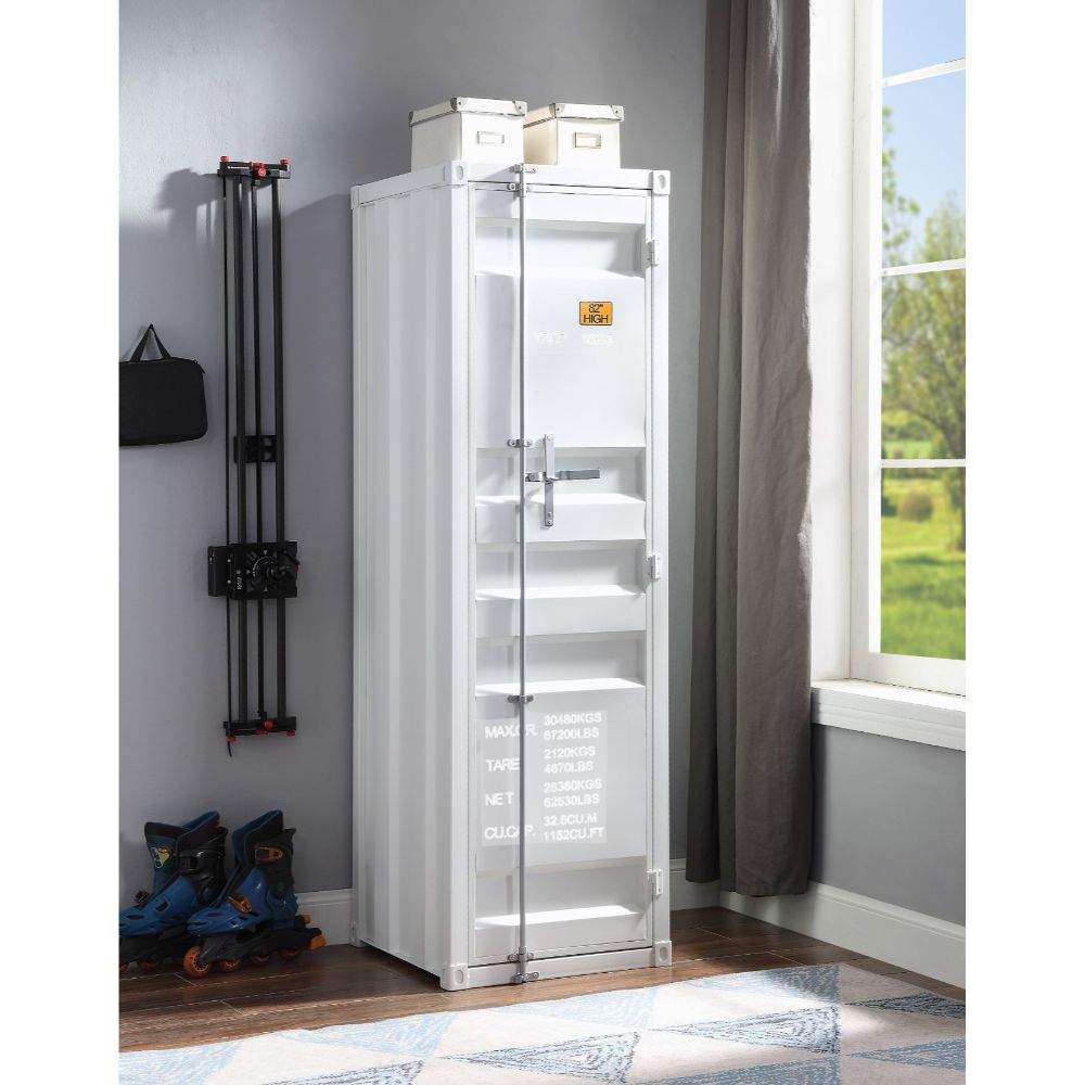 Cargo Wardrobe 35911 White Finish | Acme | Home Elegance USA