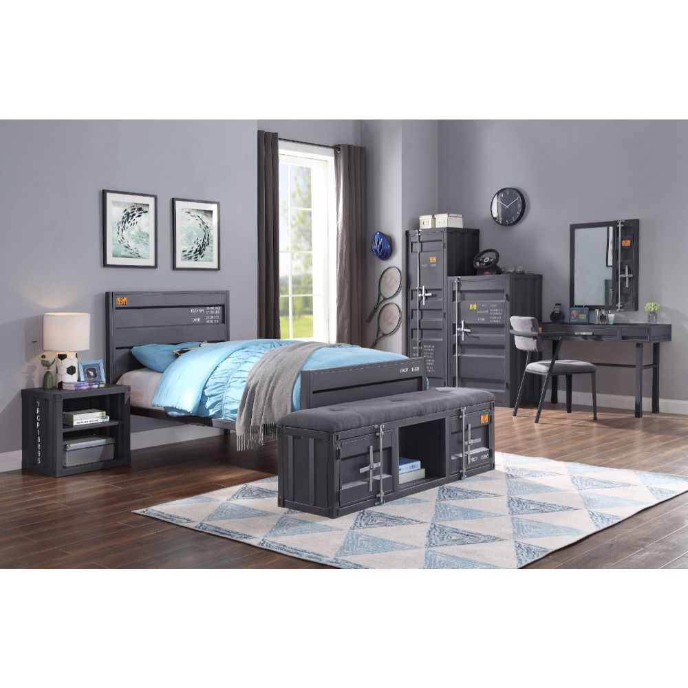 Cargo Twin Bed 35920T Gunmetal Finish | Acme | Home Elegance USA
