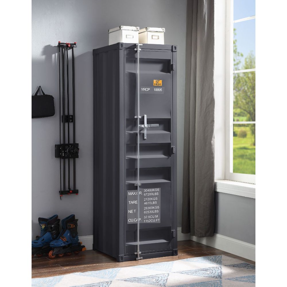 Cargo Wardrobe 35926 Gunmetal Finish | Acme | Home Elegance USA