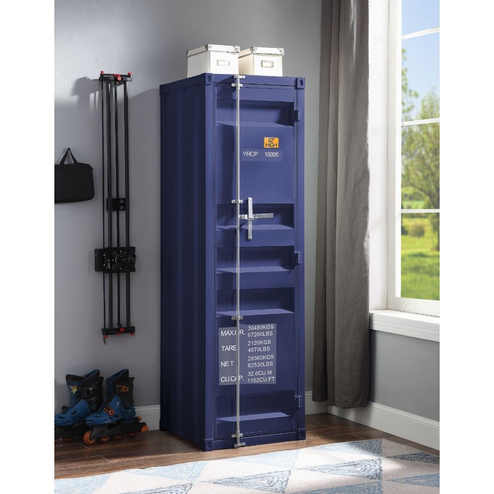 Cargo Wardrobe 35941 Blue Finish | Acme | Home Elegance USA