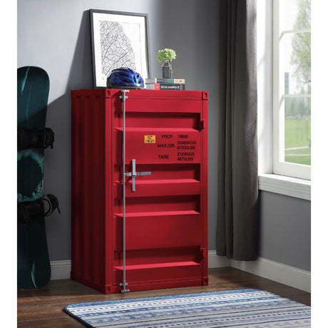 Cargo Chest 35954 Red Finish | Acme | Home Elegance USA