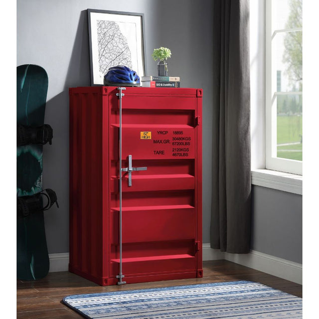 Cargo Chest 35954 Red Finish | Acme | Home Elegance USA