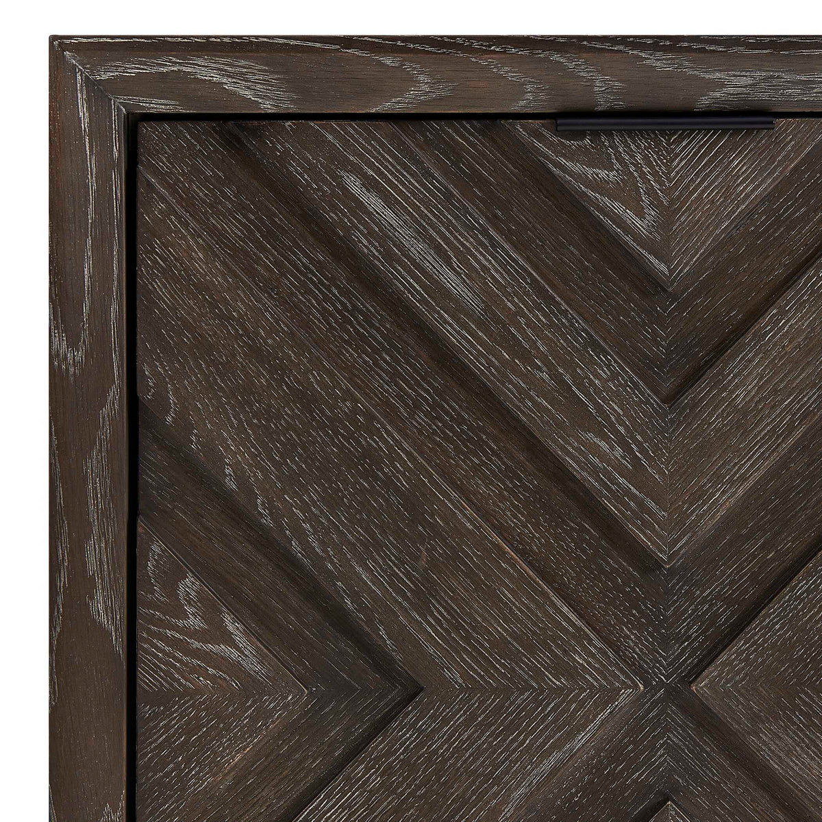 Barrett Oak Cabinet Dark Charcoal - Black by Uttermost - View 10