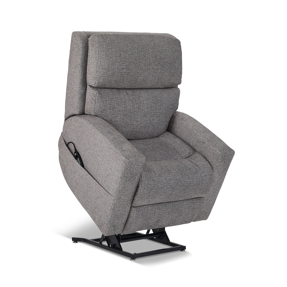Score Transitional Fabric Power Lift Recliner With Power Headrest & Lumbar | Flexsteel
