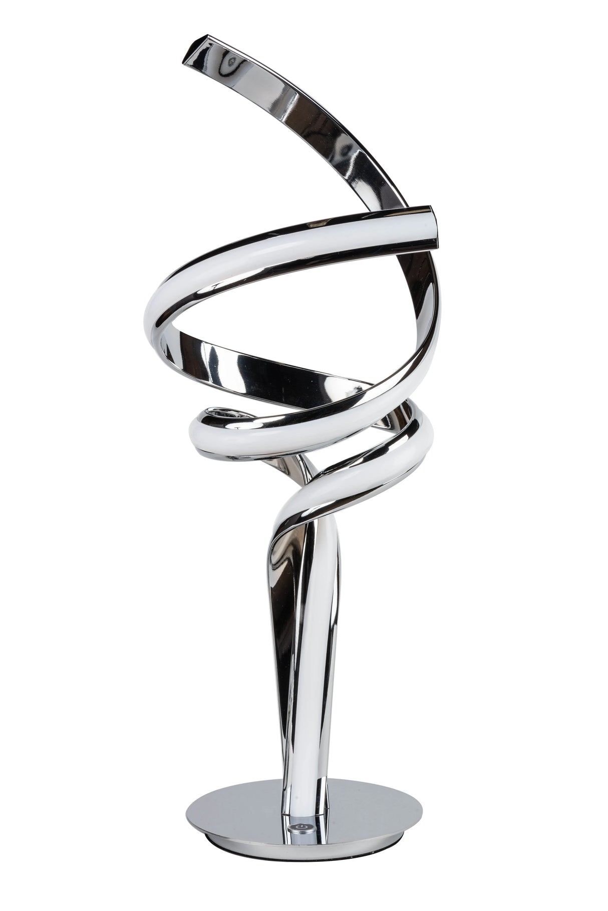 Lámpara de mesa Munich cromada // Tira LED blanca natural y regulador táctil | Finesse