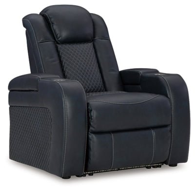 Ashley Sapphire Fyne - Dyme PWR Recliner/ADJ Headrest - Faux Leather | Home Elegance USA