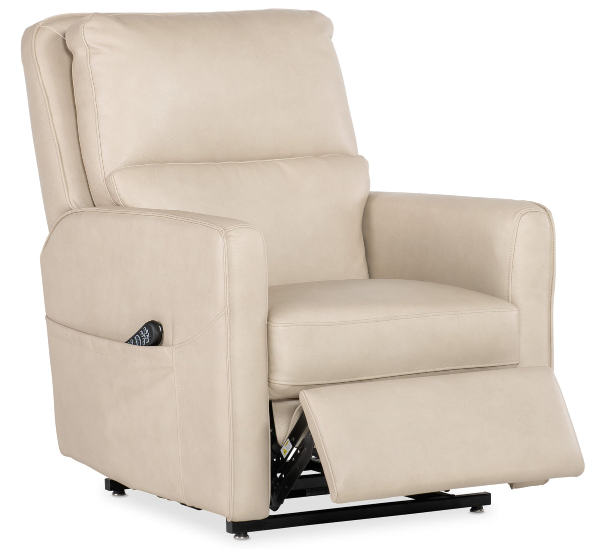 Flynn Power Recliner With Power Headrest, Lumbar, And Lift - Beige by Hooker Furniture - View 5