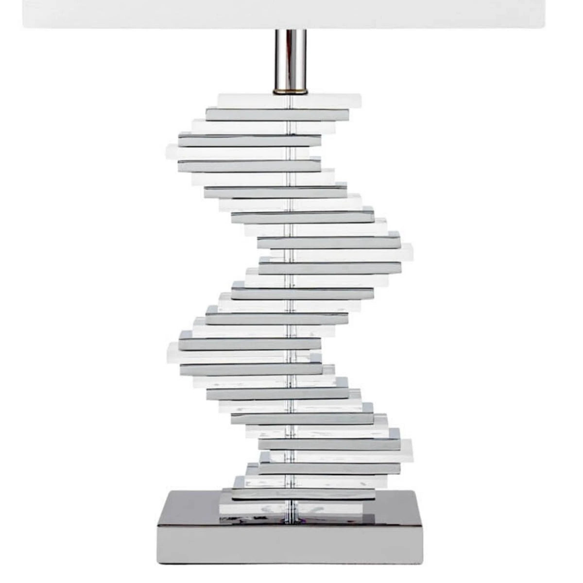 Lámpara de mesa de cristal con pavé bicolor // 1 luz | Finesse