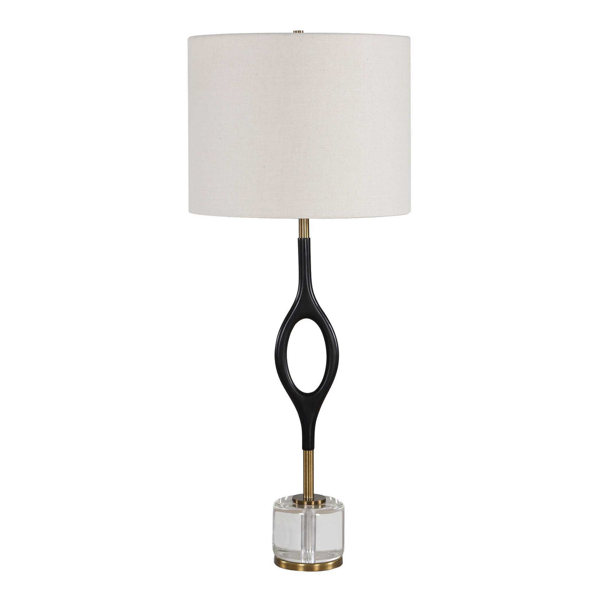 Maryam Cordless Led Buffet Lamp Black / Bronze - Black / White by Uttermost - View 4