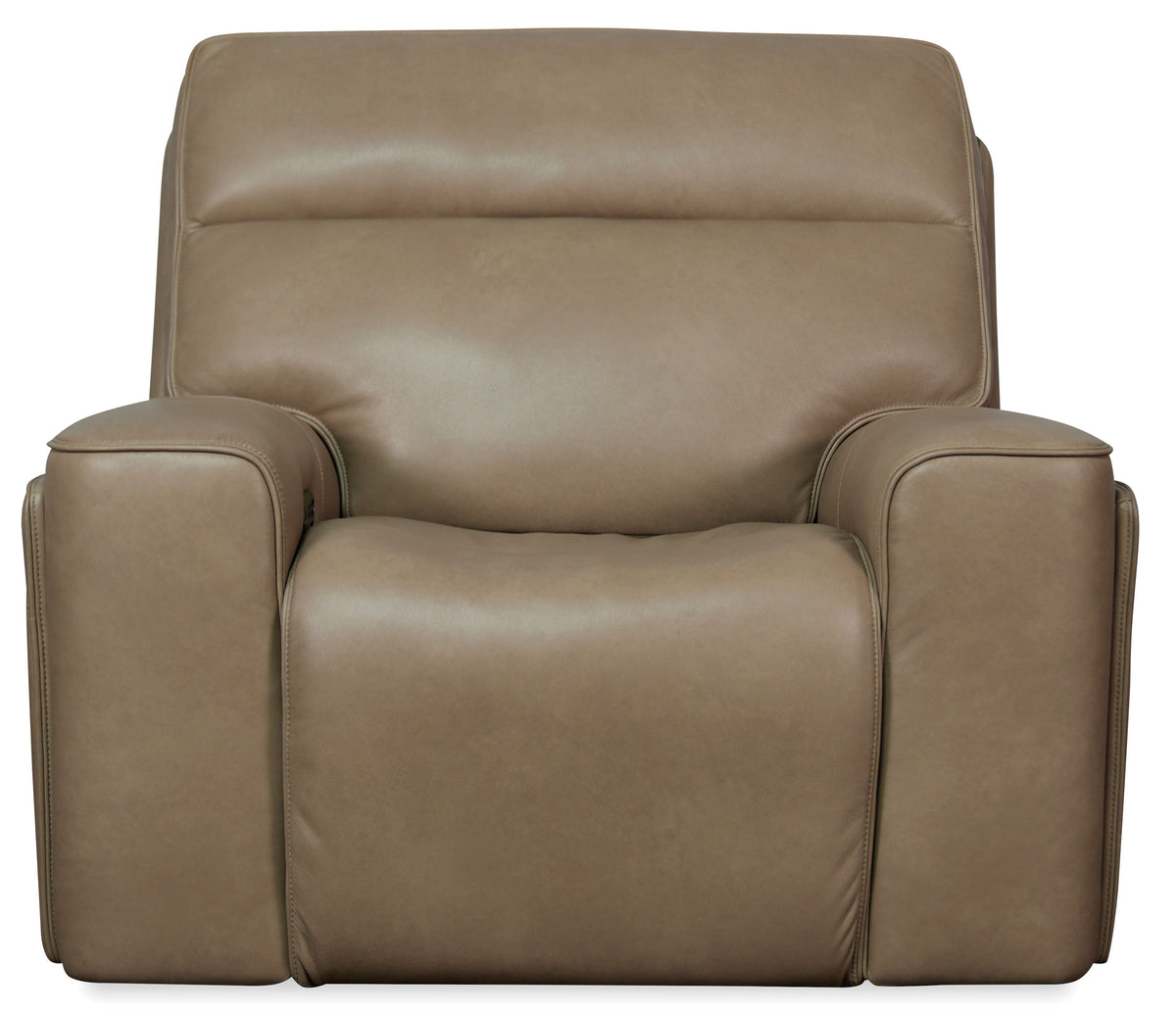 Riverton Power Gliding Recliner With Power Headrest And Lumbar - Light Brown by Hooker Furniture - View 10