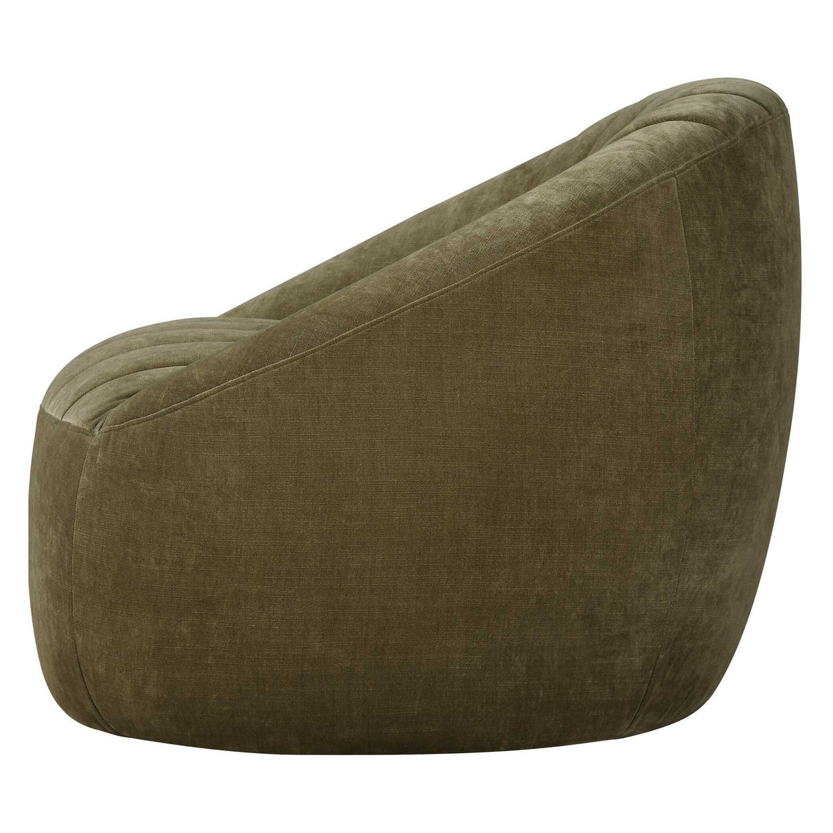Narrows Swivel Chair - Green by Uttermost - View 5