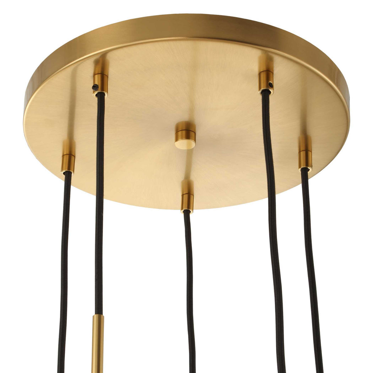 Vanier 5 Light Cluster Pendant - Gold by Uttermost - View 11