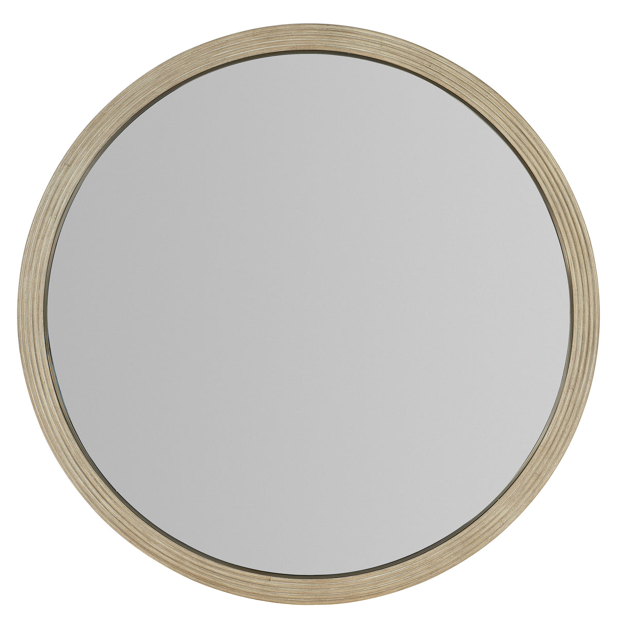 Cascade Round Mirror - Light Brown by Hooker Furniture - View 1