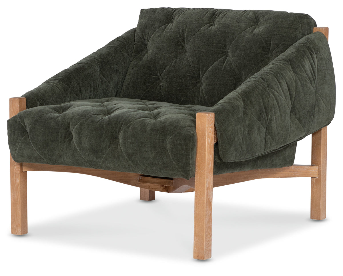 Kerns Accent Chair - Dark Gray / Light Brown by Hooker Furniture - View 4