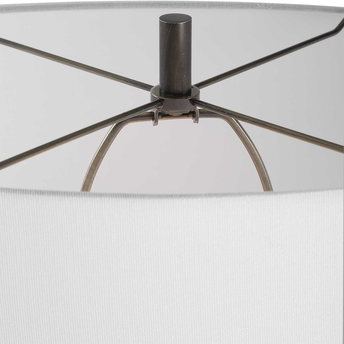 Sonic Open Oval Floor Lamp Bronze - Dark Brown by Uttermost - View 10