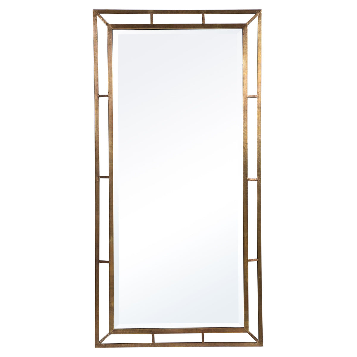Farrow Copper Industrial Mirror - Gold by Uttermost - View 1