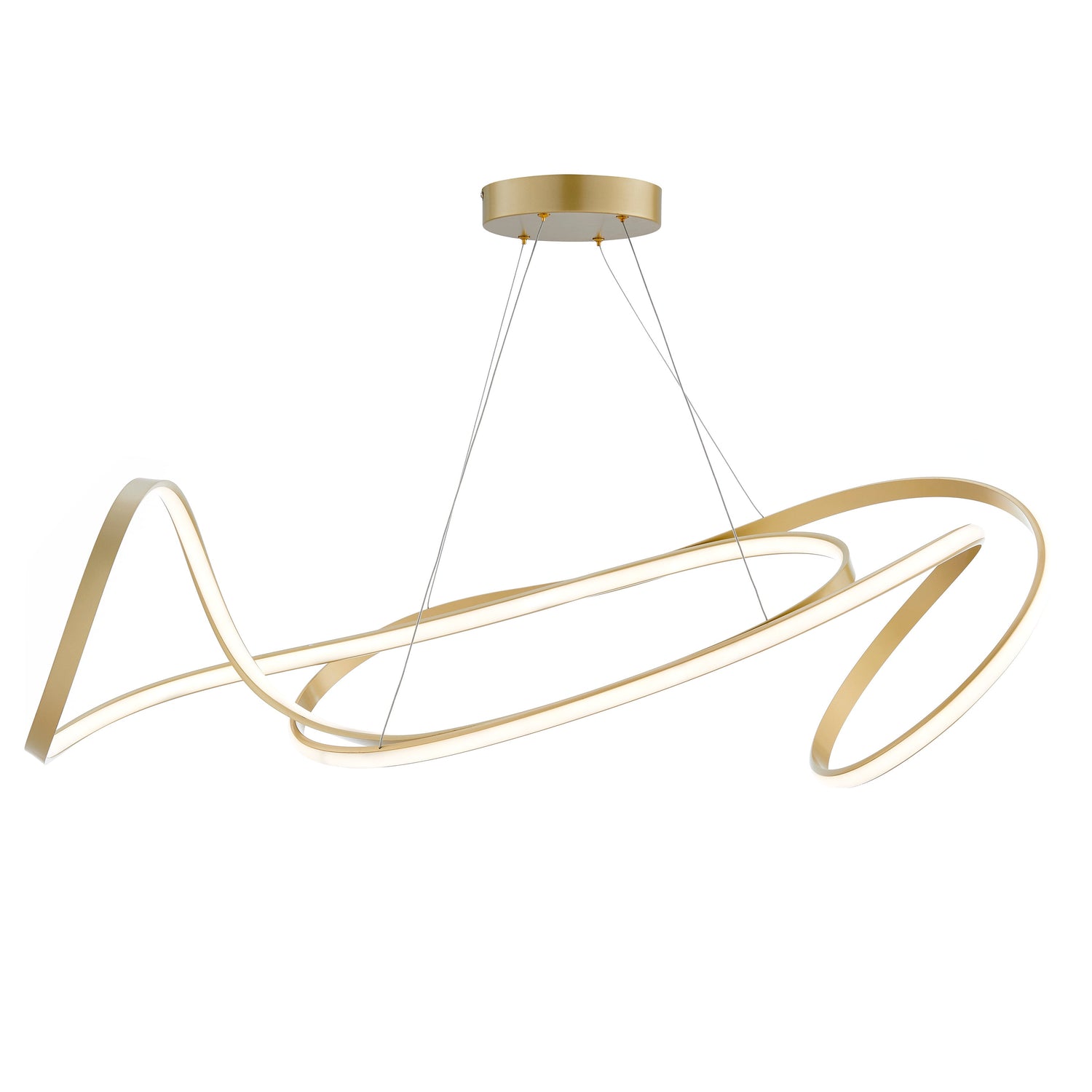 Moscow LED Chandelier // Gold  | Finesse