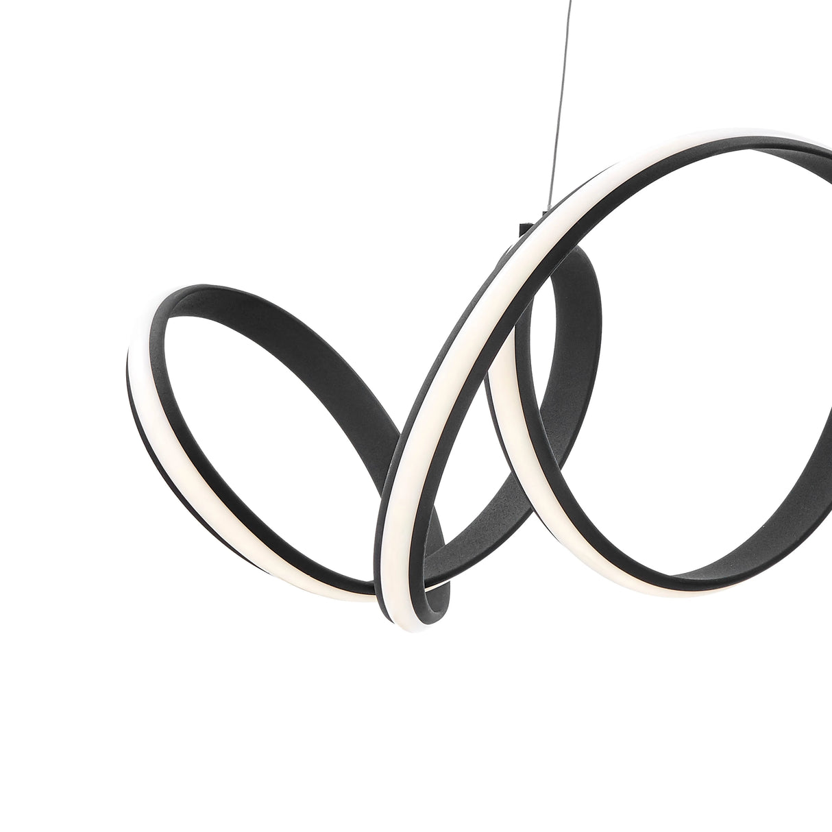 Lámpara de araña LED Seville // Negra | Finesse