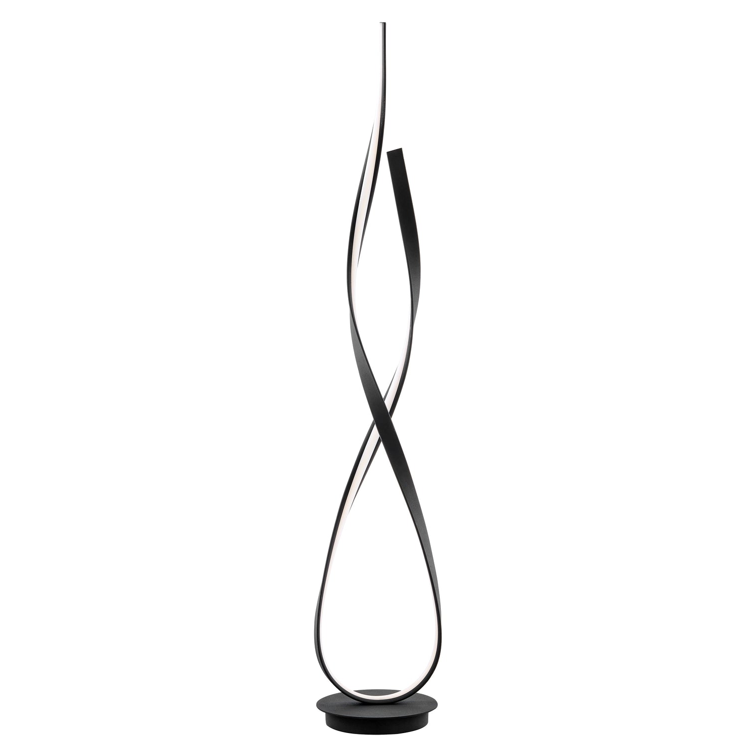 Vienna LED 55" Tall Floor Lamp // Matte Black  | Finesse