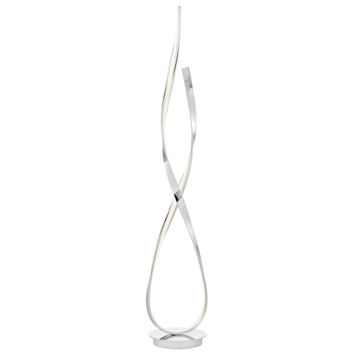 Lámpara de pie LED Vienna de 140 cm de altura // Cromada | Finesse