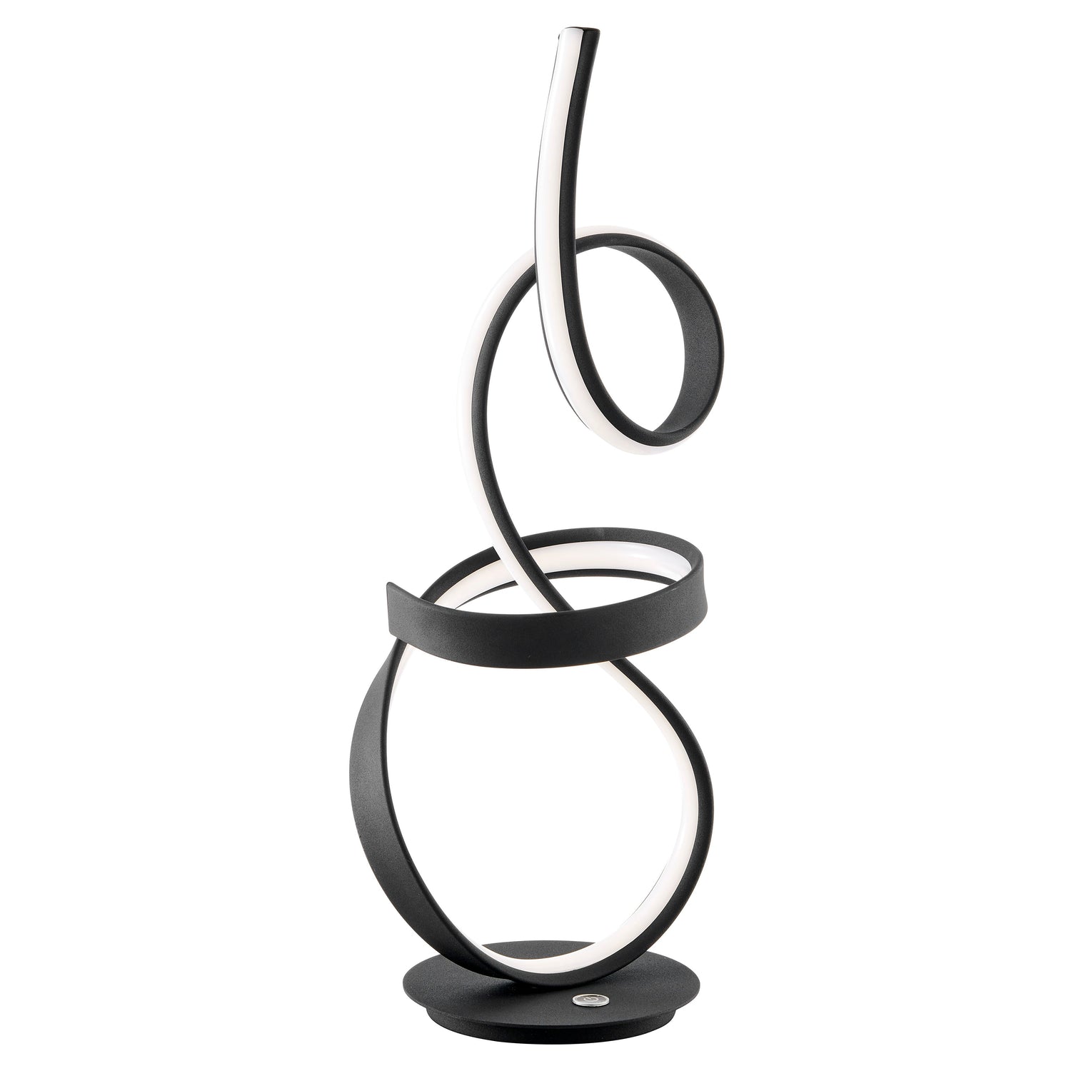 Amsterdam LED with Touch Dimmer Table Lamp // Black  | Finesse -  Home Elegance USA