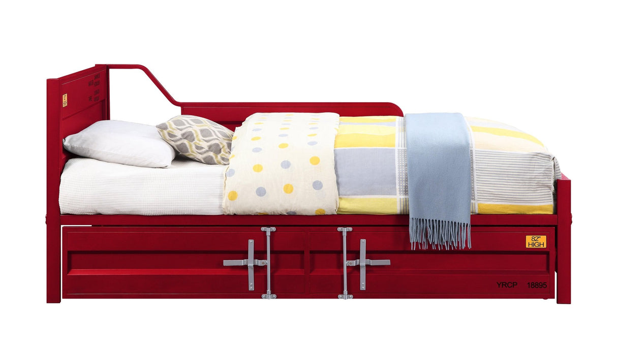 Cargo Daybed W/Trundle (Twin) 39895 Red | Acme | Home Elegance USA