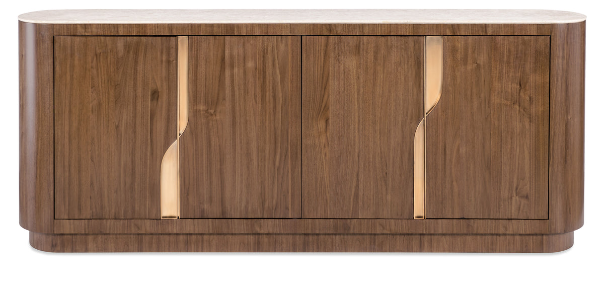 Eleana Credenza Medium Wood - Dark Brown by Hooker Furniture - View 6