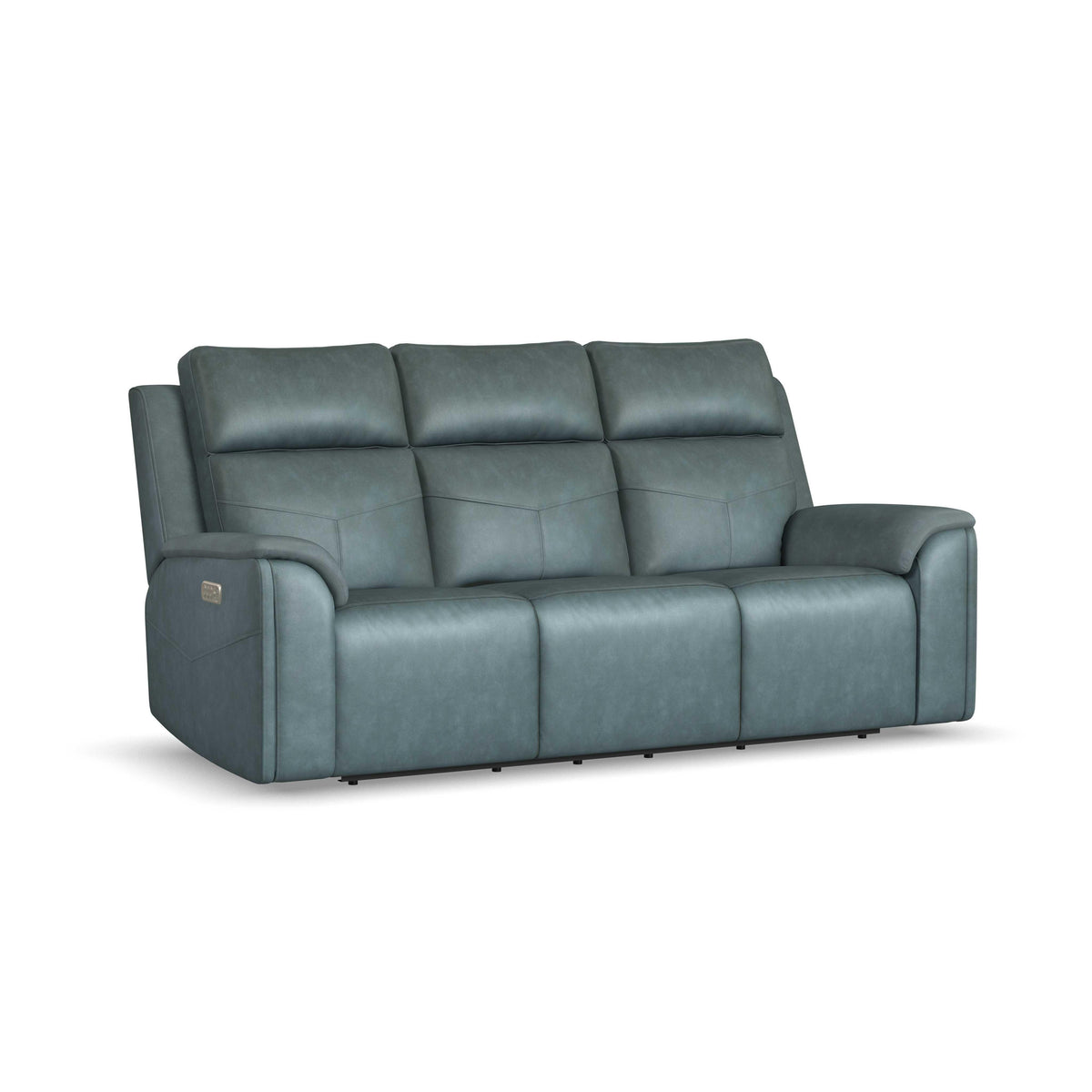 Vernon Power Reclining Sofa With Console, Power Headrest, Lumbar, Heat & Massage - Admiral | Flexsteel