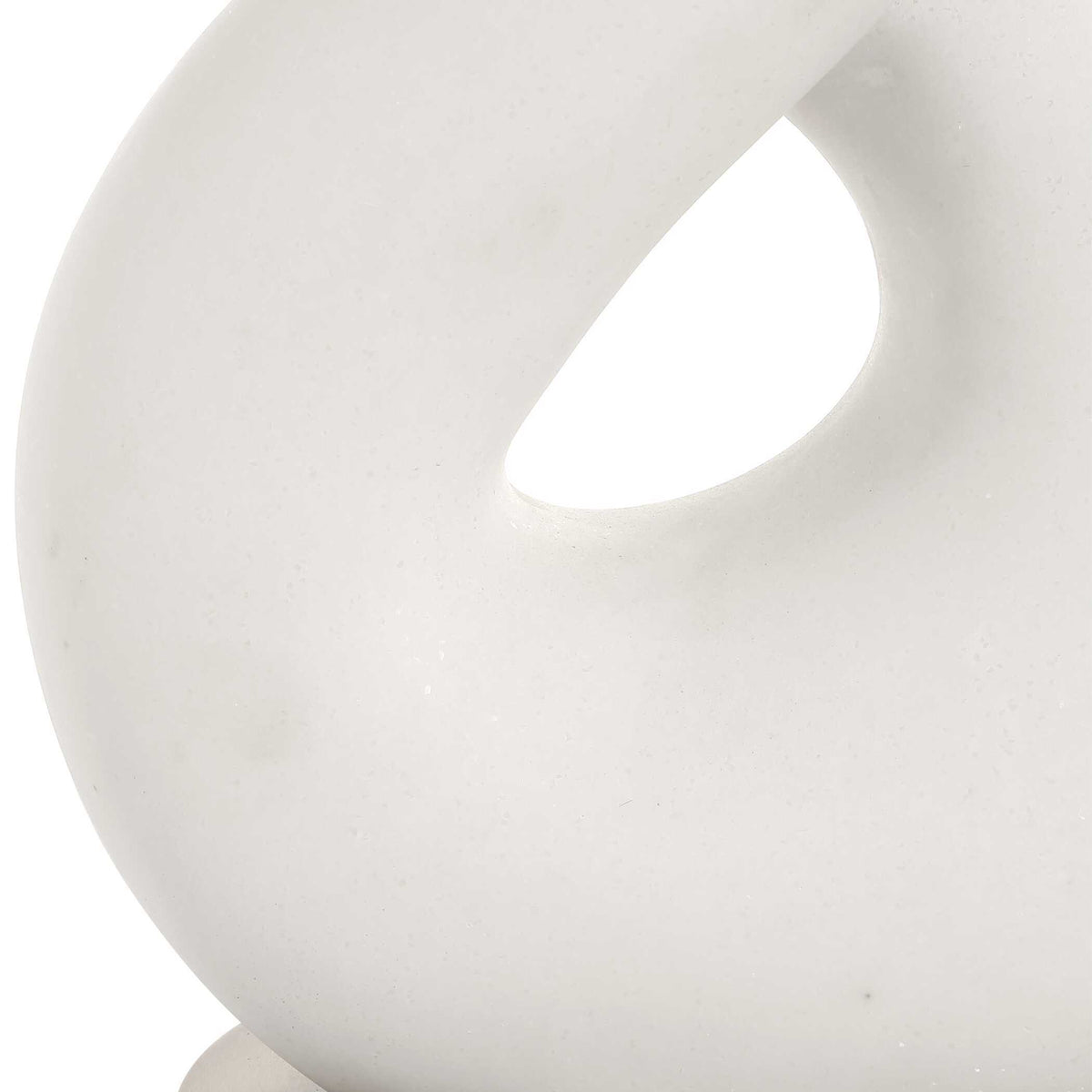 Meridian Ivory Stone Table Lamp - White by Uttermost - View 6