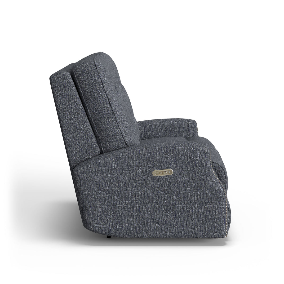 Devon Transitional Fabric Power Reclining Loveseat With Power Headrests | Flexsteel