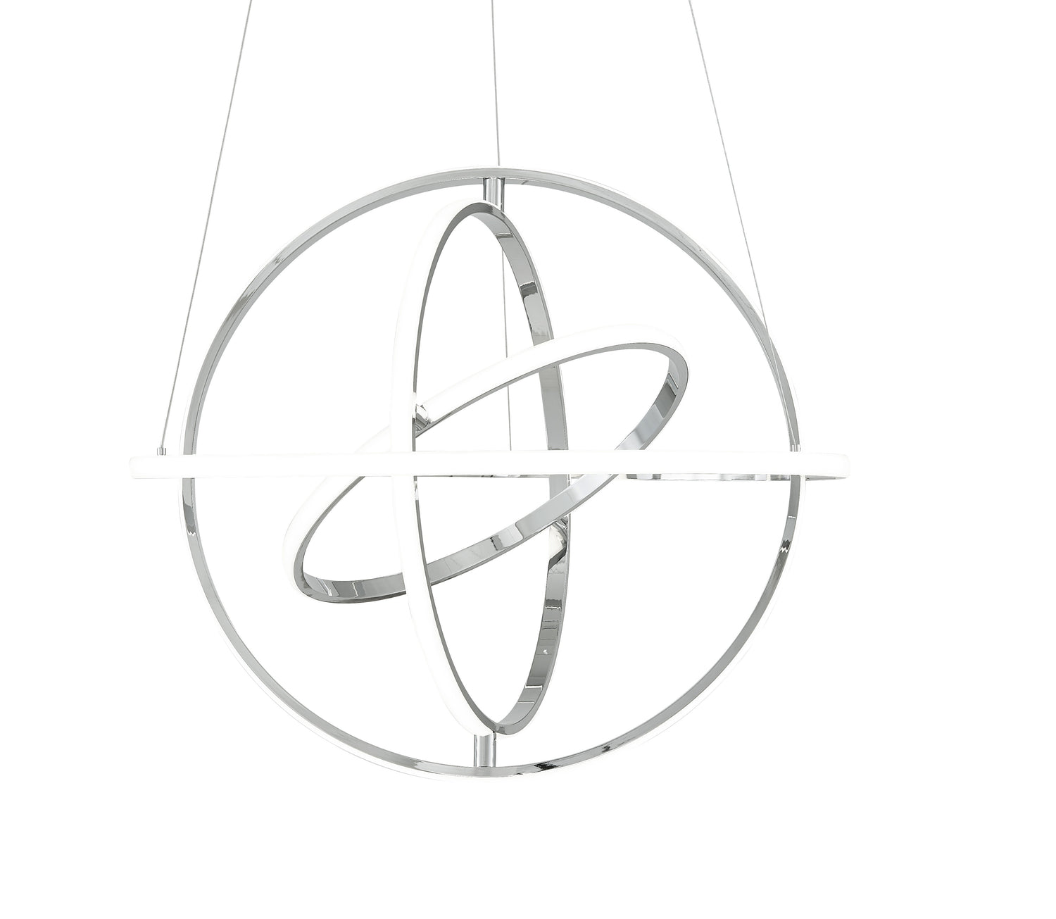 Lámpara de araña LED ajustable Oxford // Cromo | Finesse