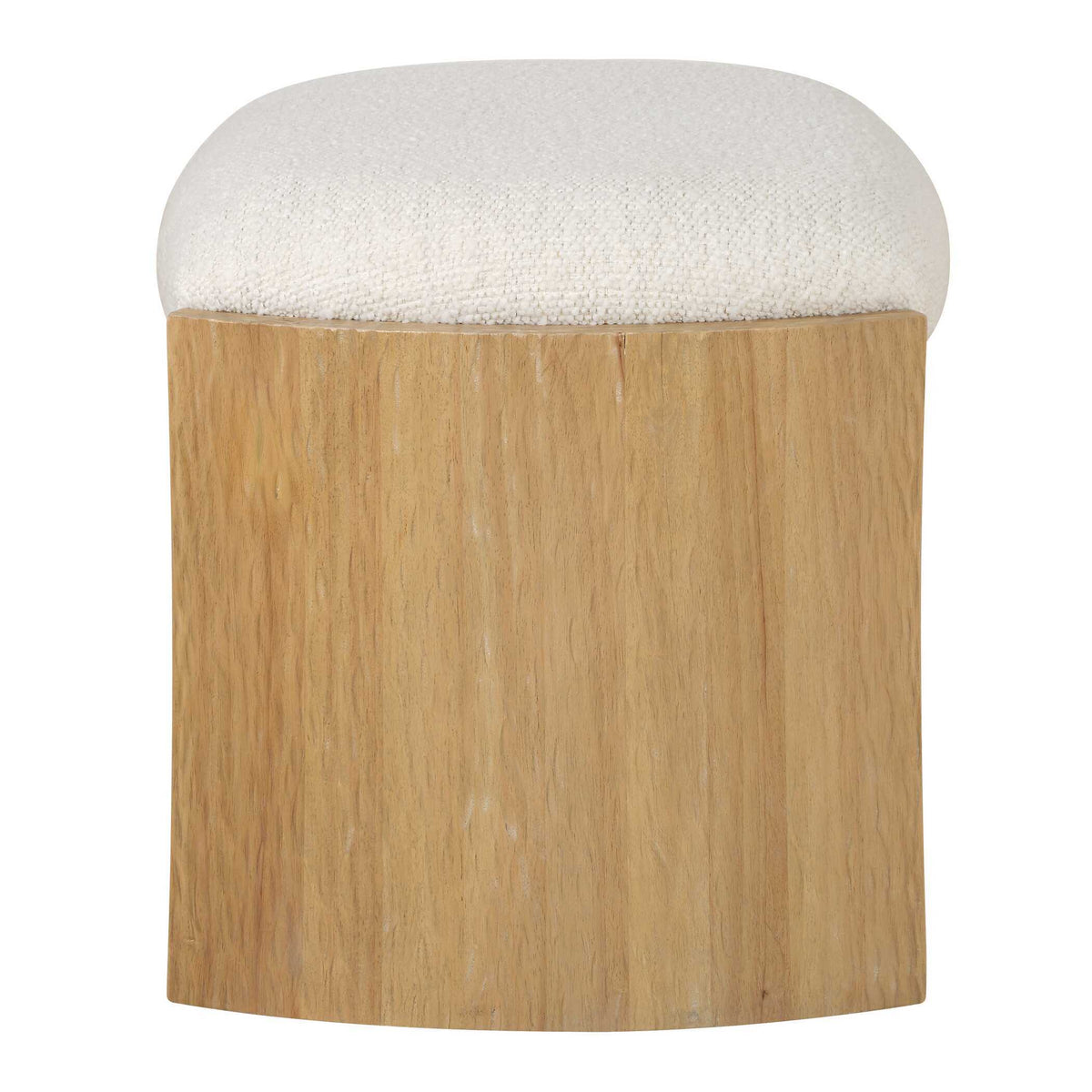 Port Small Bench Natural / White - White / Light Brown by Uttermost - View 5