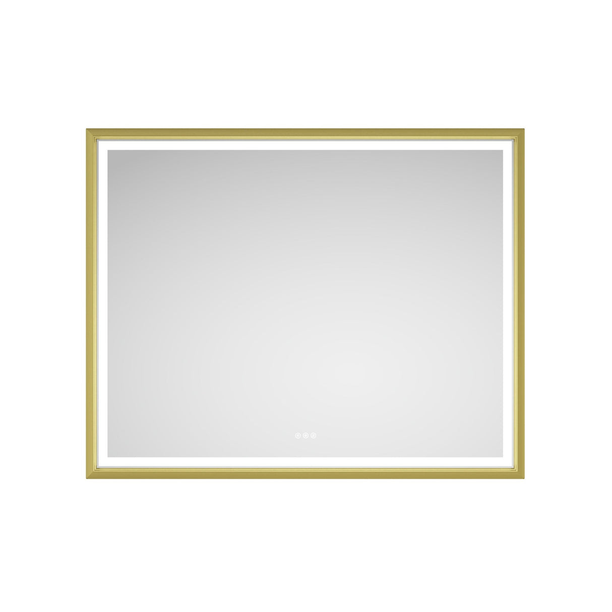 60in. W x 48 in. H LED Lighted Bathroom Wall Mounted Mirror with High Lumen+Anti - Fog Separately Control bedroom full - length mirror bathroom led mirror hair salon mirror | Home Elegance USA