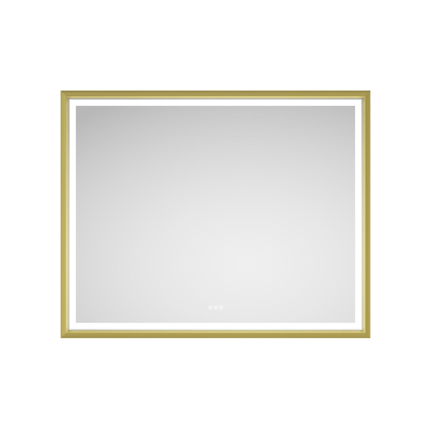 60in. W x 48 in. H LED Lighted Bathroom Wall Mounted Mirror with High Lumen+Anti - Fog Separately Control bedroom full - length mirror bathroom led mirror hair salon mirror | Home Elegance USA