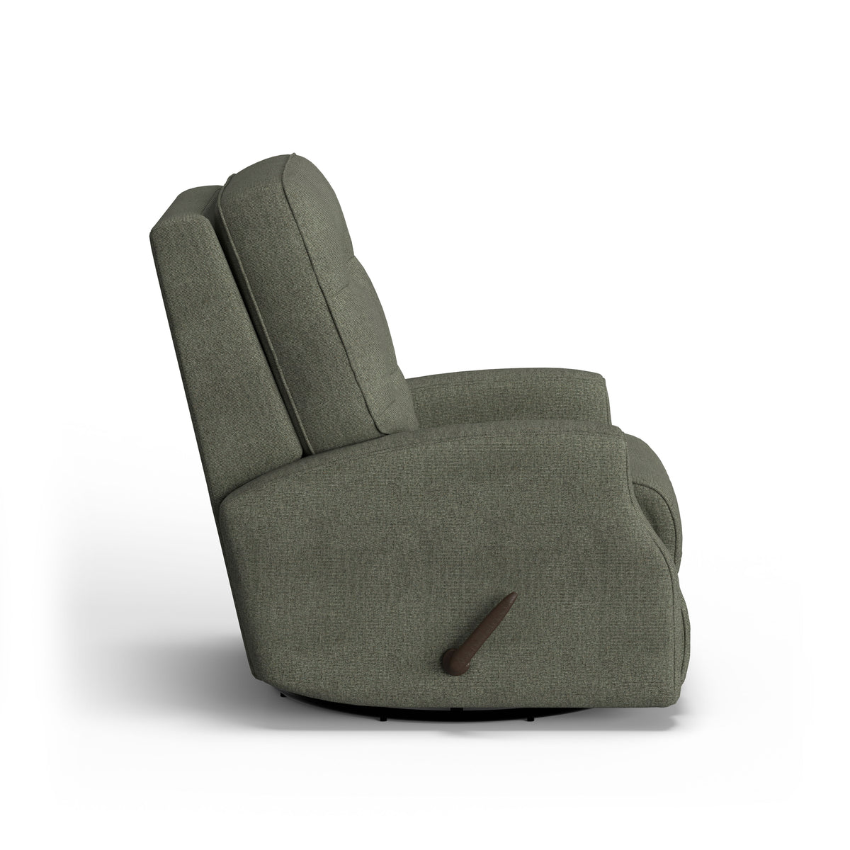 Devon Transitional Fabric Swivel Gliding Recliner | Flexsteel
