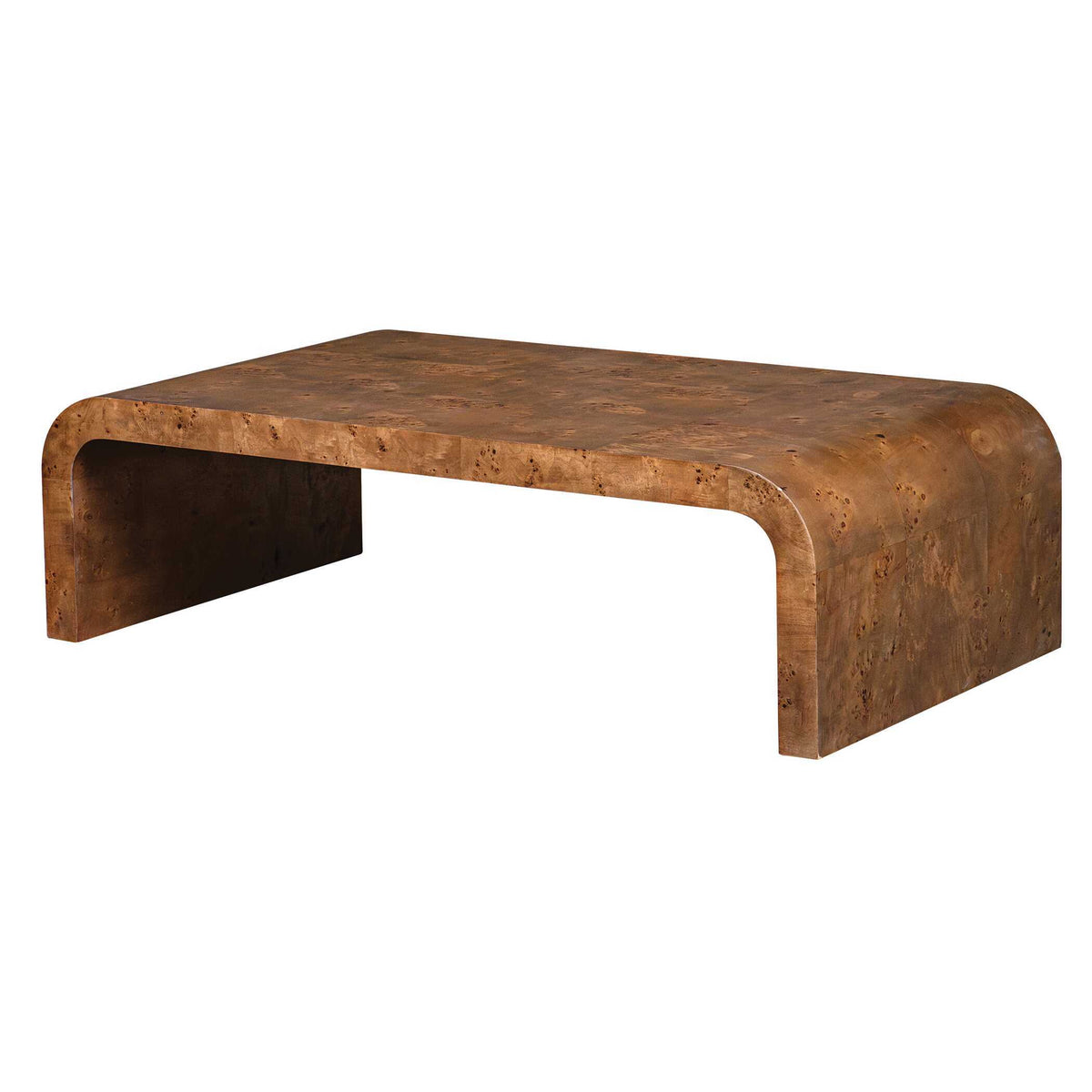 Carraway Burl Wood Coffee Table Woodtone - Light Brown by Uttermost - View 4