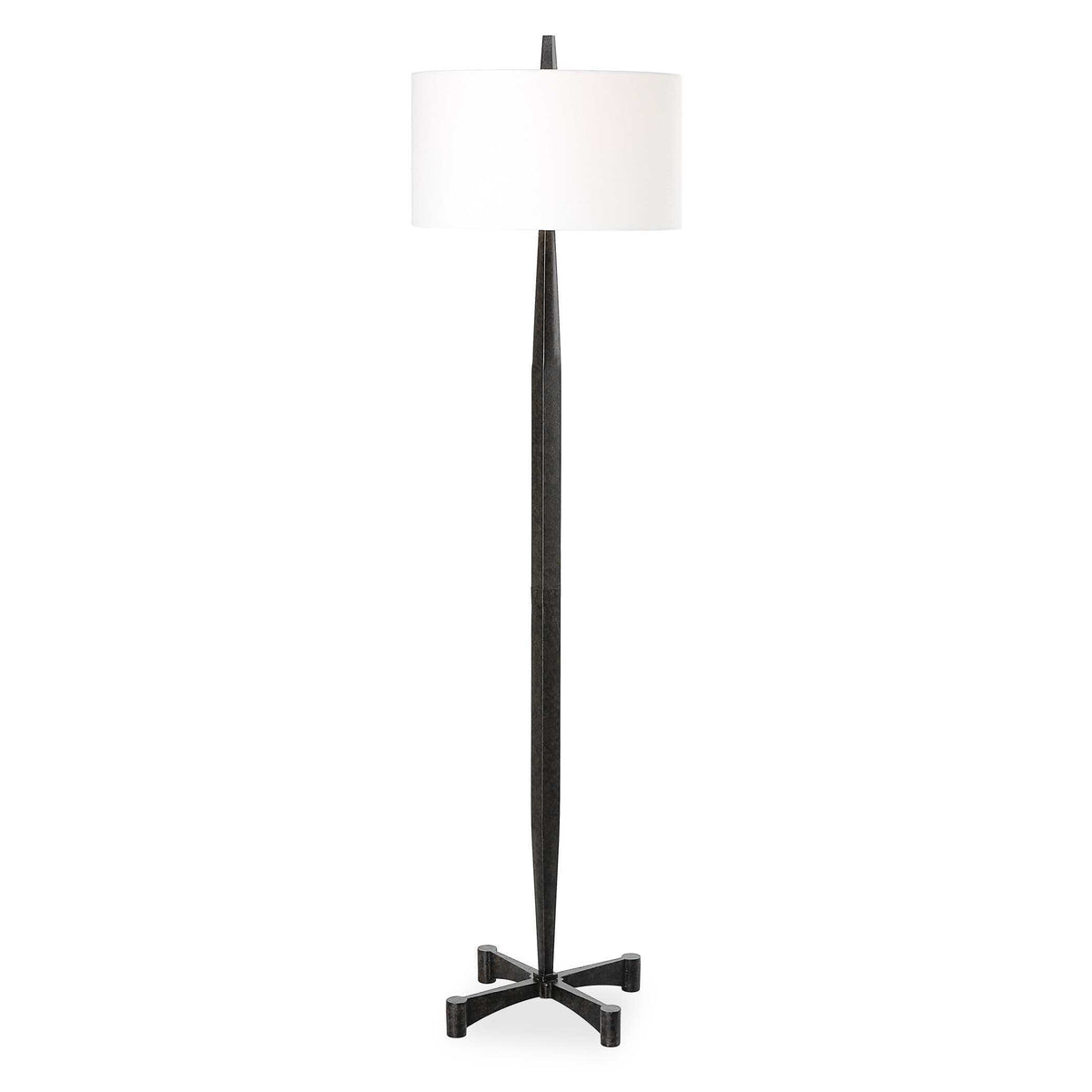 Counteract Rust Metal Floor Lamp - Black by Uttermost - View 1
