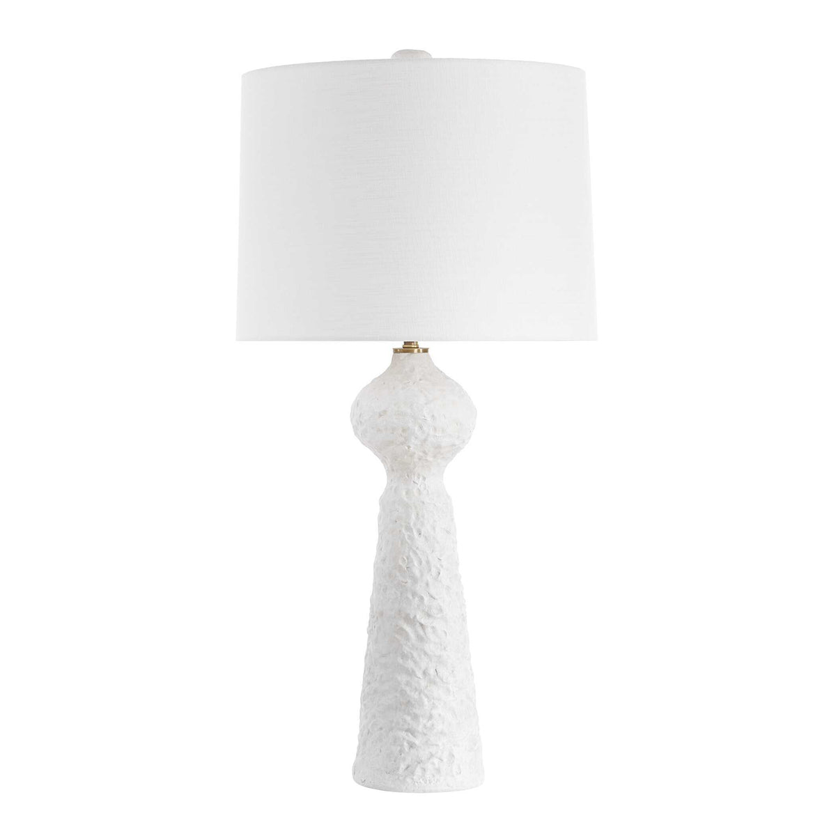 Sonata Textured Table Lamp - White by Uttermost - View 4