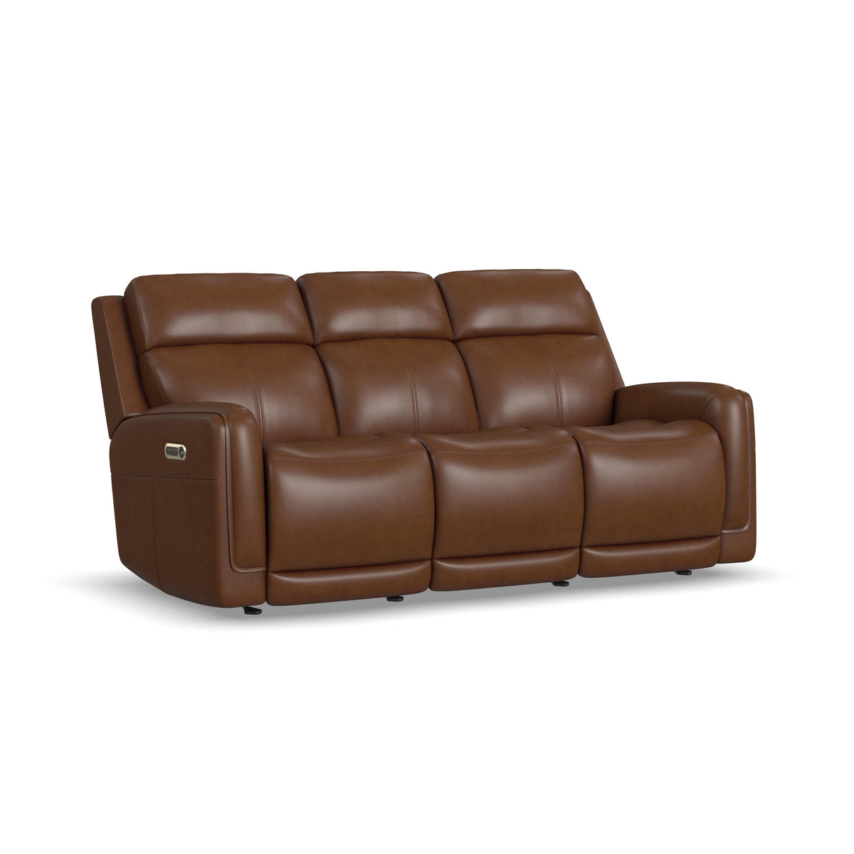 Alister Power Gliding Sofa With Power Headrests & Lumbar - Sedona | Flexsteel