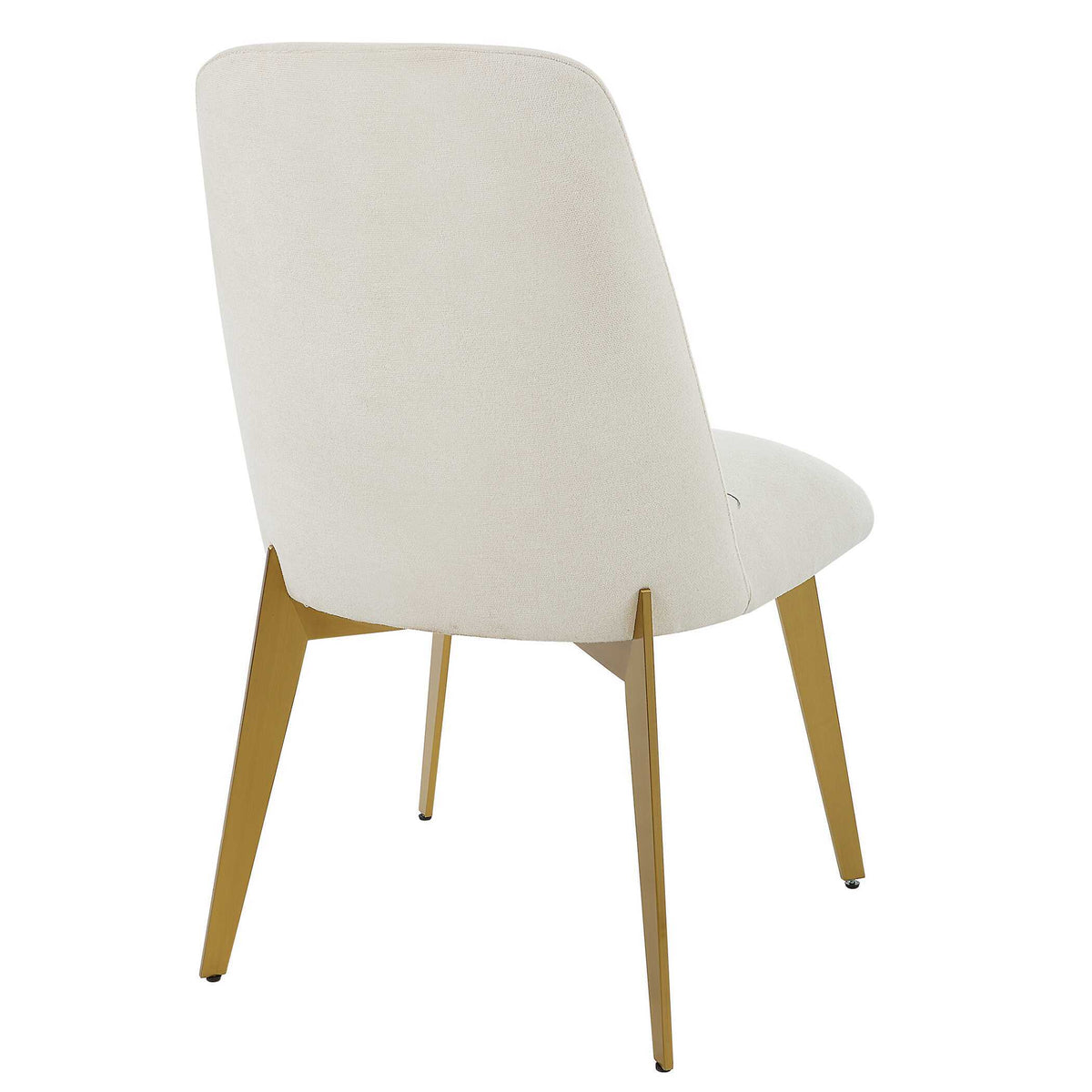 Vantage Fabric Dining Chair - White by Uttermost - View 5